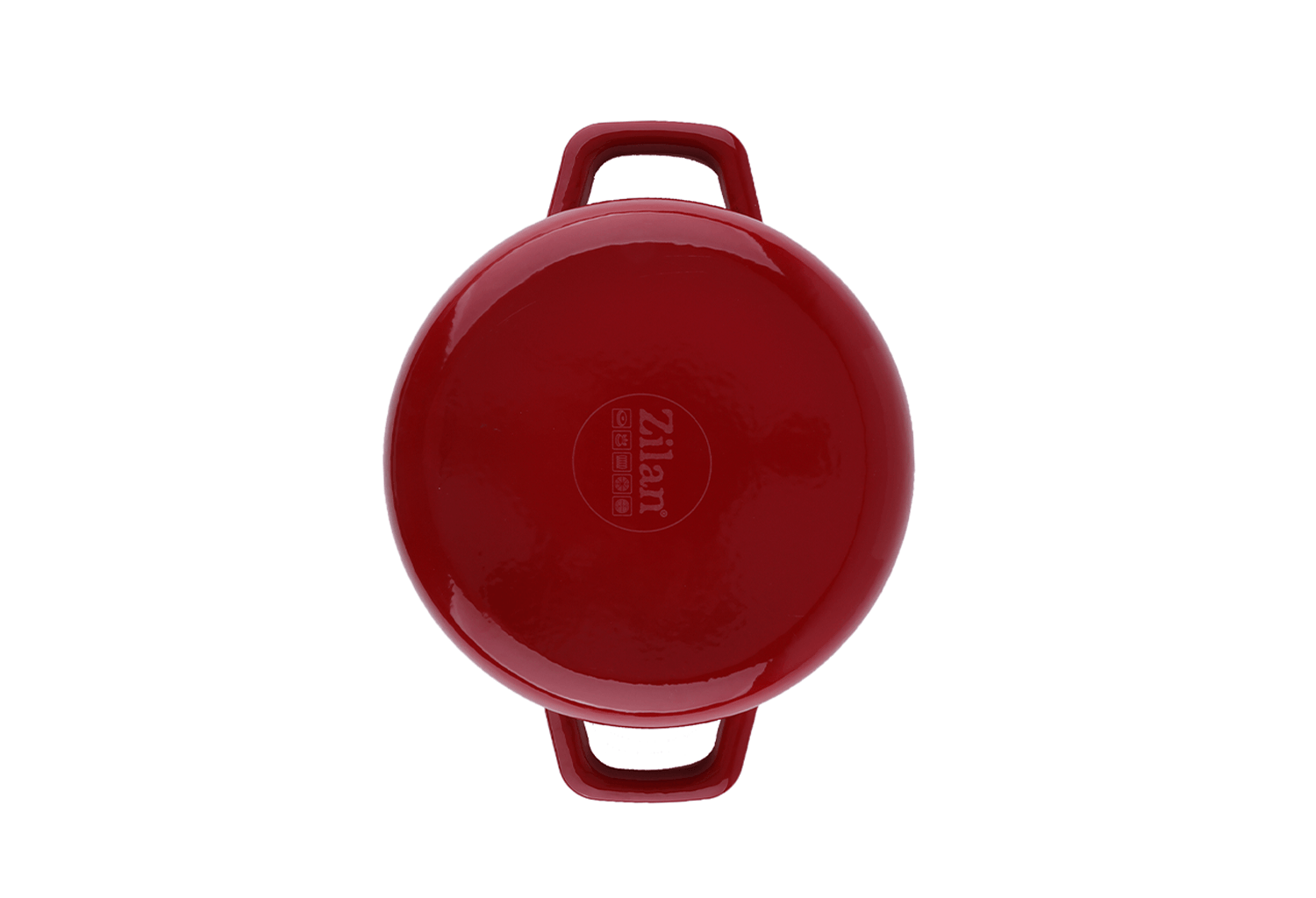 Cratita Zilan ZLN0958, Din fier turnat sub presiune puternica, 2.1L, Diametru 24 cm, Compatibila cuptor — imaginea 2