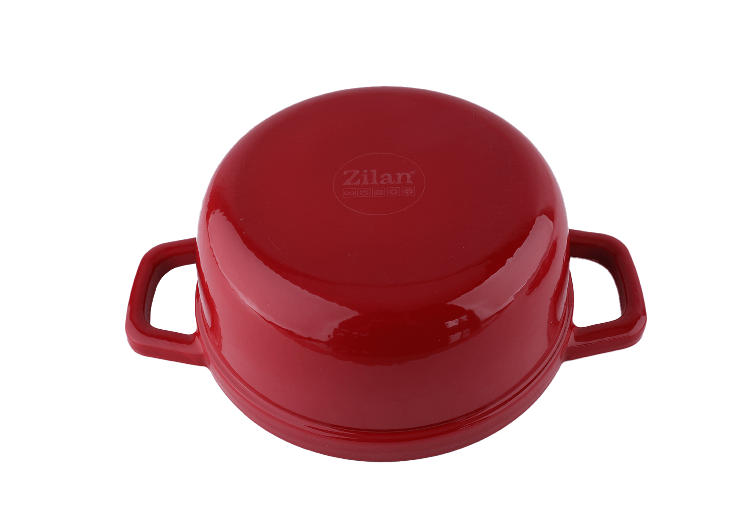 Oala Zilan ZLN0941, fier turnat sub presiune puternica, 2.6L, Diametru 22 cm, Compatibila cuptor, masina de spalat vase — imaginea 3