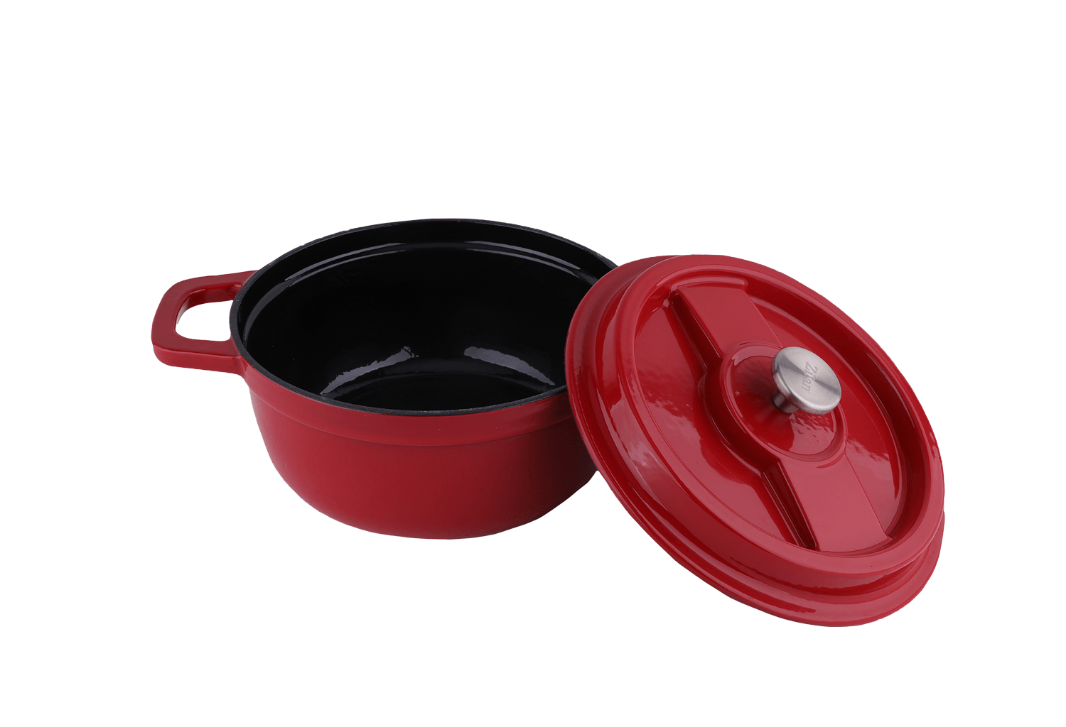 Oala Zilan ZLN0941, fier turnat sub presiune puternica, 2.6L, Diametru 22 cm, Compatibila cuptor, masina de spalat vase — imaginea 6