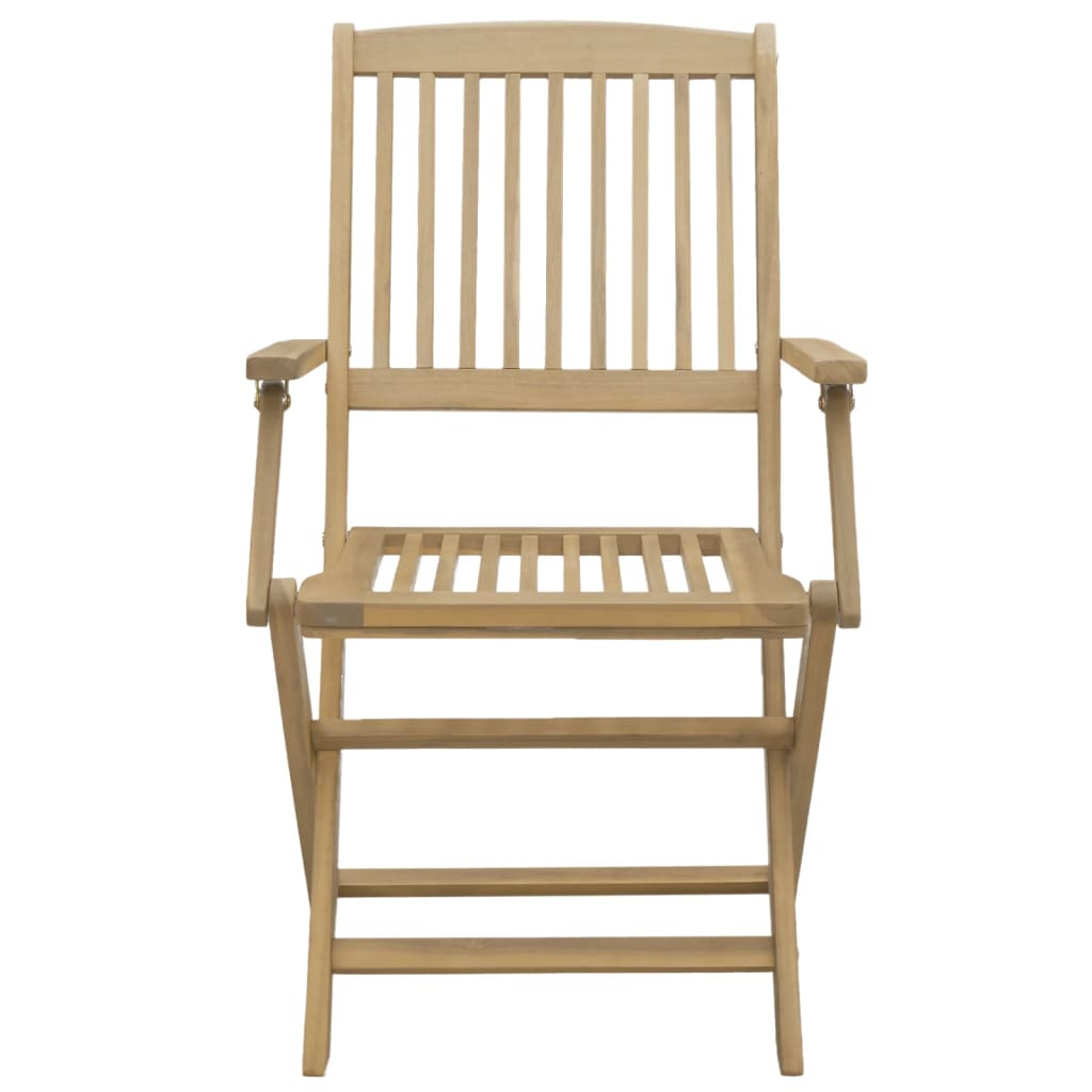 Set mobilier de gradina, 7 piese, lemn masiv de acacia — imaginea 5