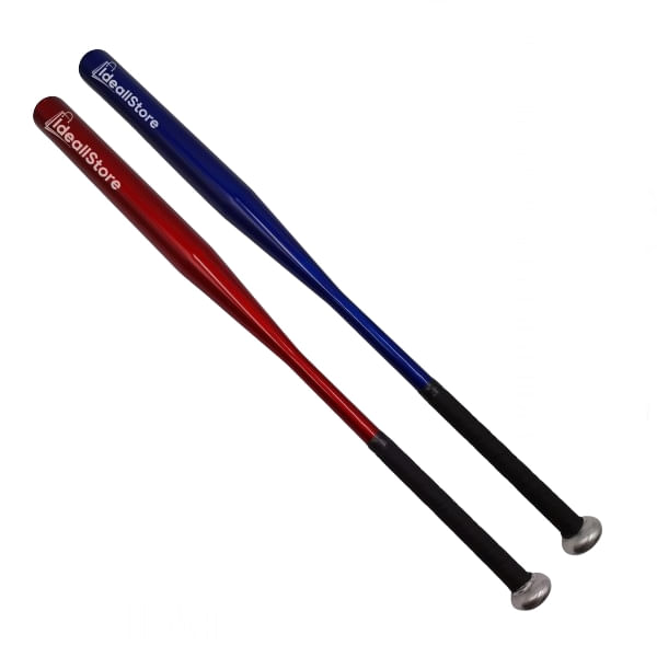 Set de doua bate de baseball IdeallStore®, Home Run, aluminiu, 80 cm, rosu