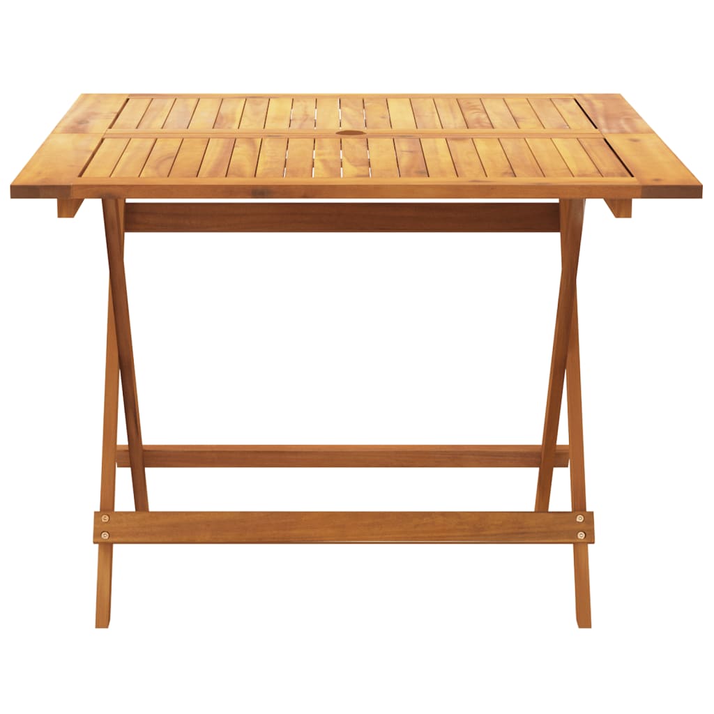 Set mobilier de gradina 5 piese textil bej/lemn masiv — imaginea 6