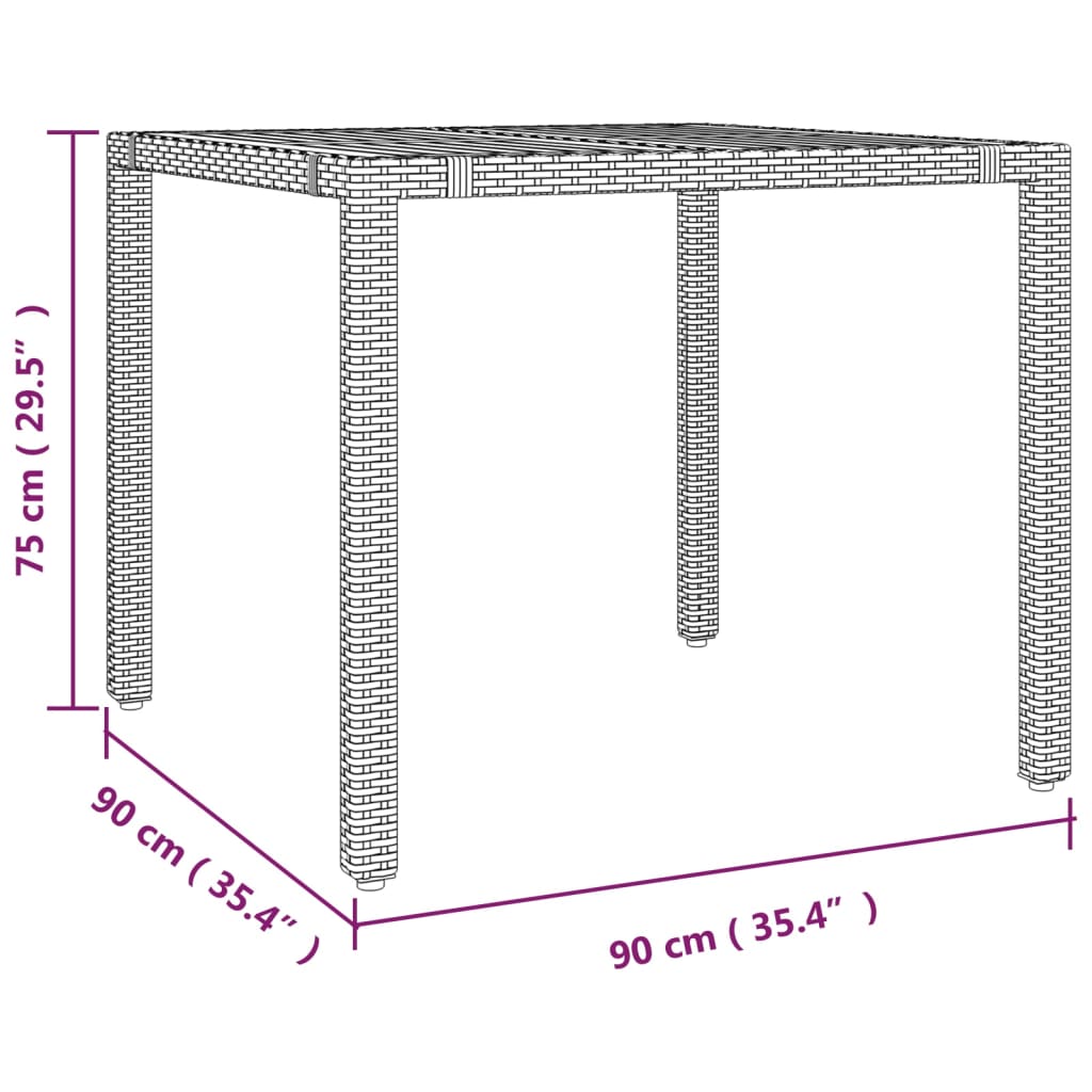 Set mobilier de gradina cu perne, 5 piese, gri, poliratan — imaginea 9