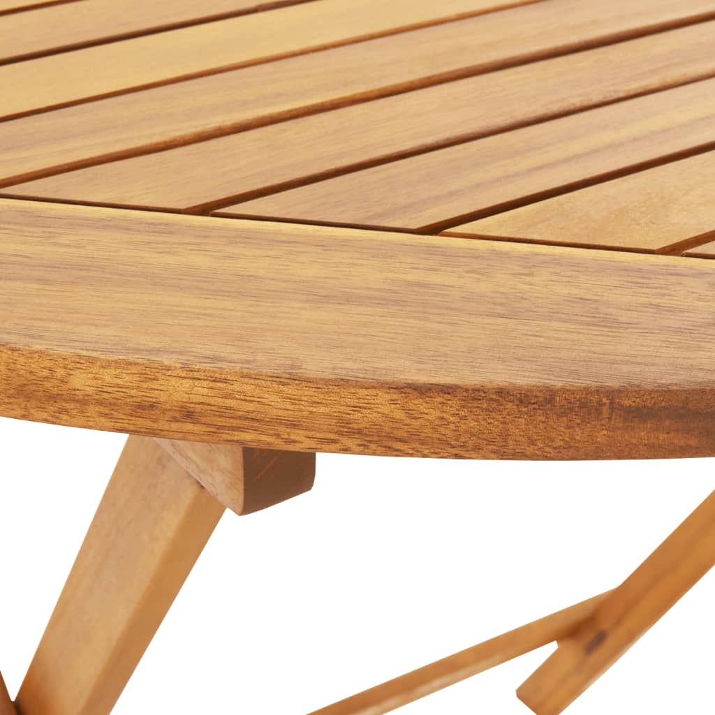 Set mobilier de gradina 5 piese polipropilena neagra/lemn masiv — imaginea 11
