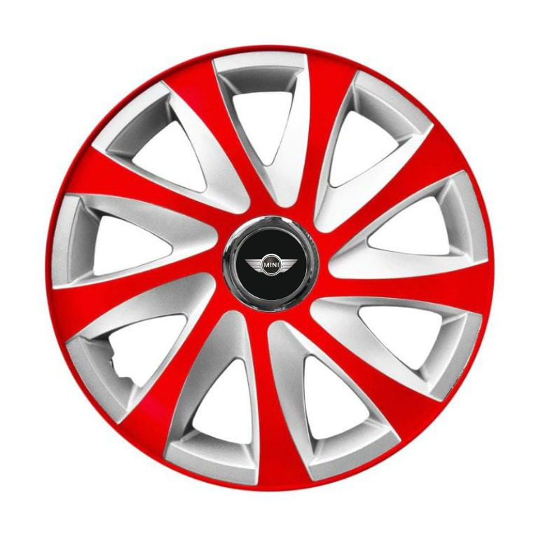 Set 4 capace roti Hubcaps Wheel pentru gama auto Mini Cooper, R14
