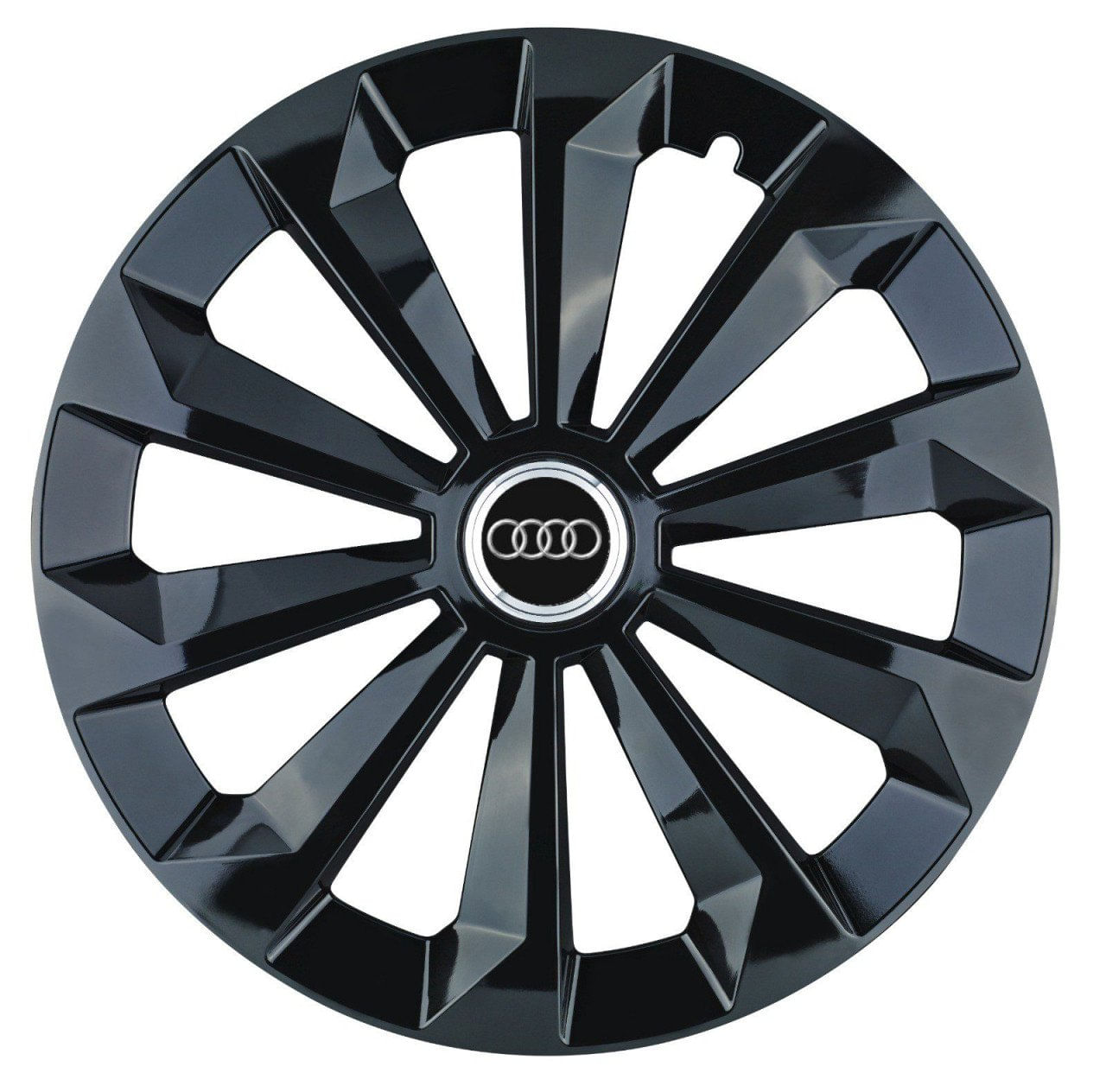 Set 4 capace roti pentru Audi, model Fame negru, R16