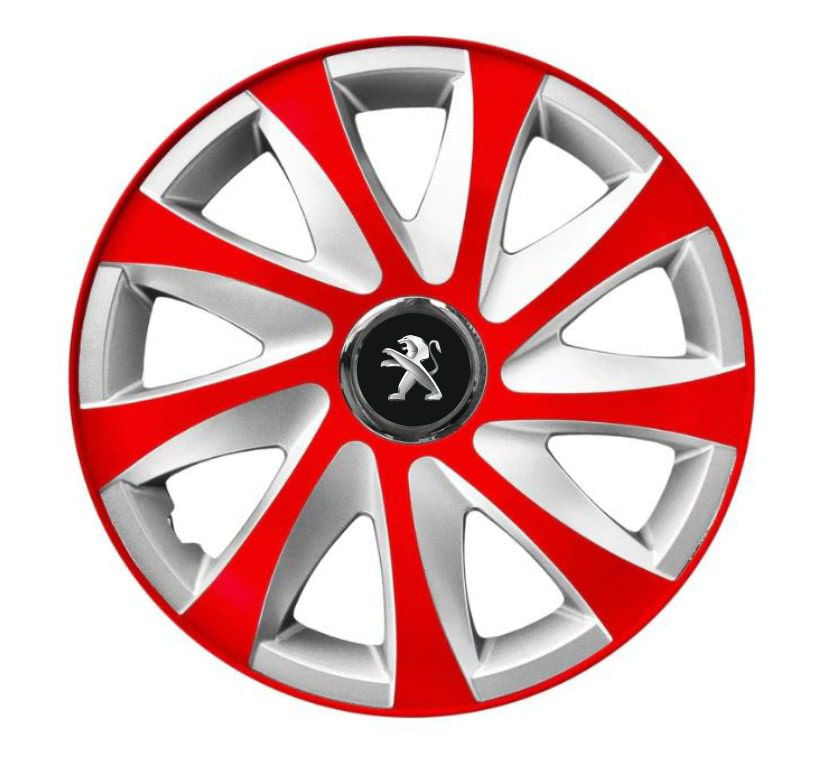 Set 4 capace roti Hubcaps Wheel pentru gama auto Peugeot, R14