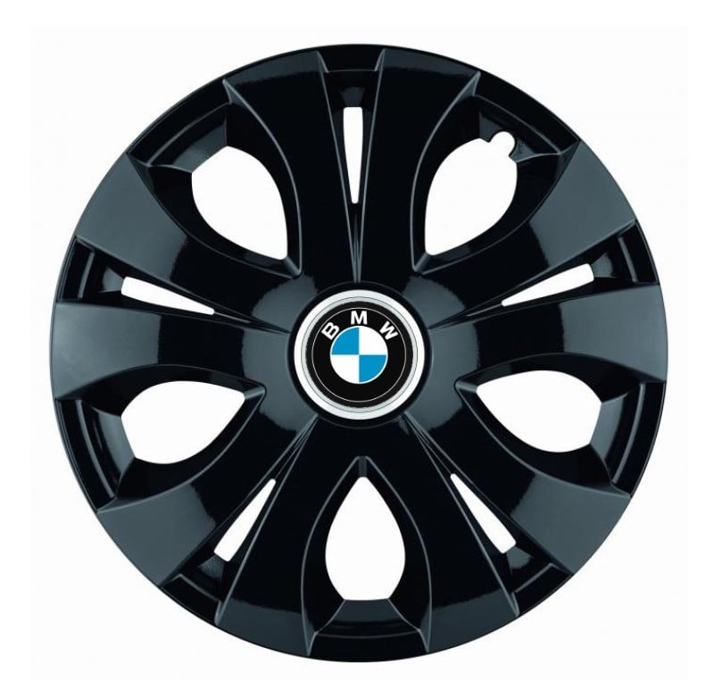 Set 4 capace roti pentru BMW, model Top negru, R16