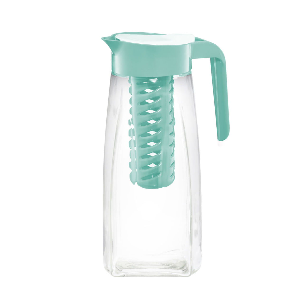 Carafa cu infuzor si capac 1.5L, AMBITION Fiesta, menta