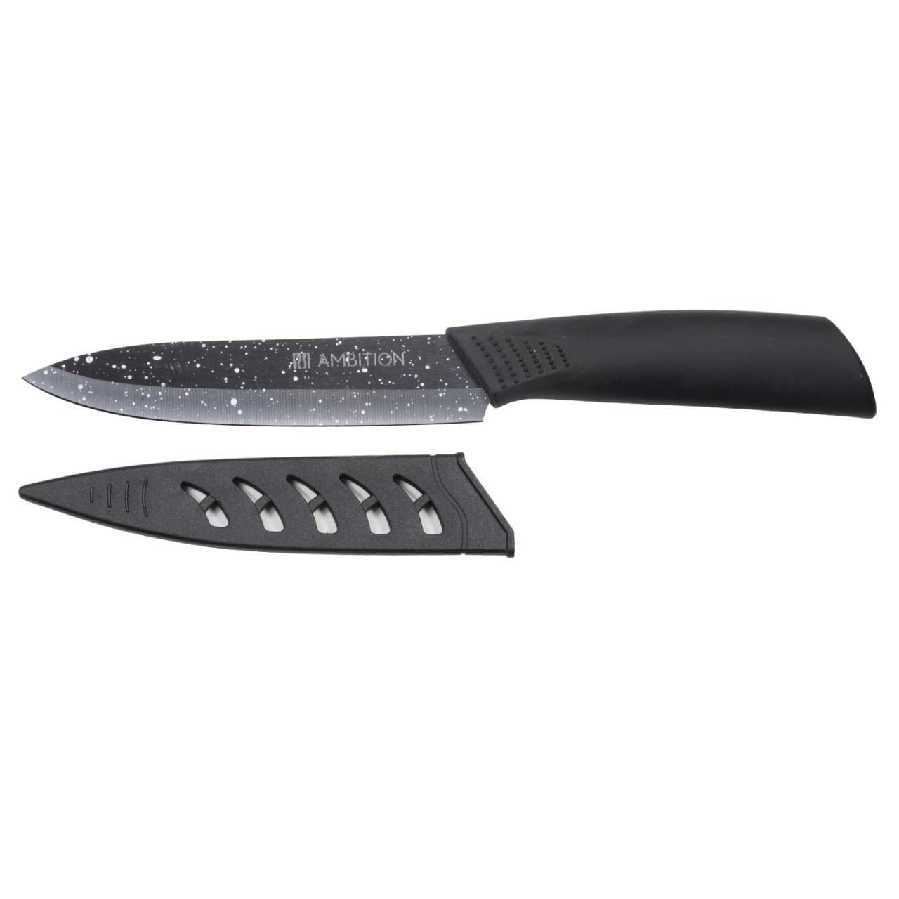 Cutit chef AMBITION Skiv, 15 cm, lama ceramica, negru