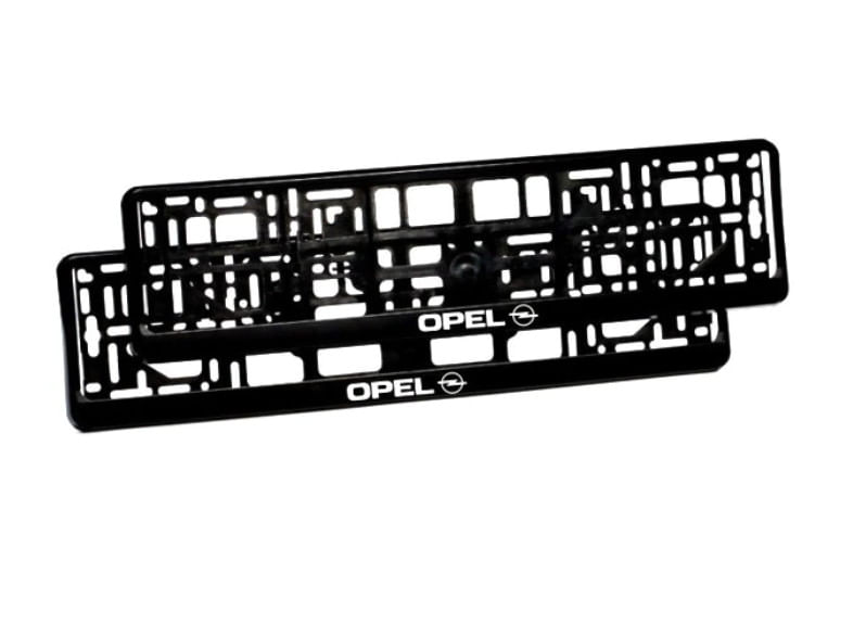 Set 2 suporturi numar inmatriculare personalizat Creative Rey® - Opel
