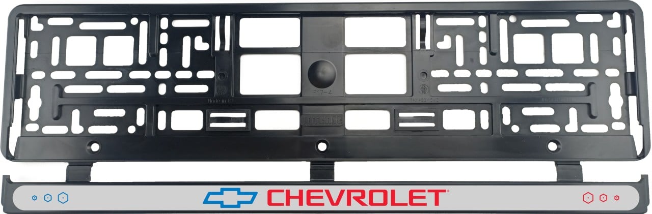 Set 2 bucati, suport numar inmatriculare Chevrolet II