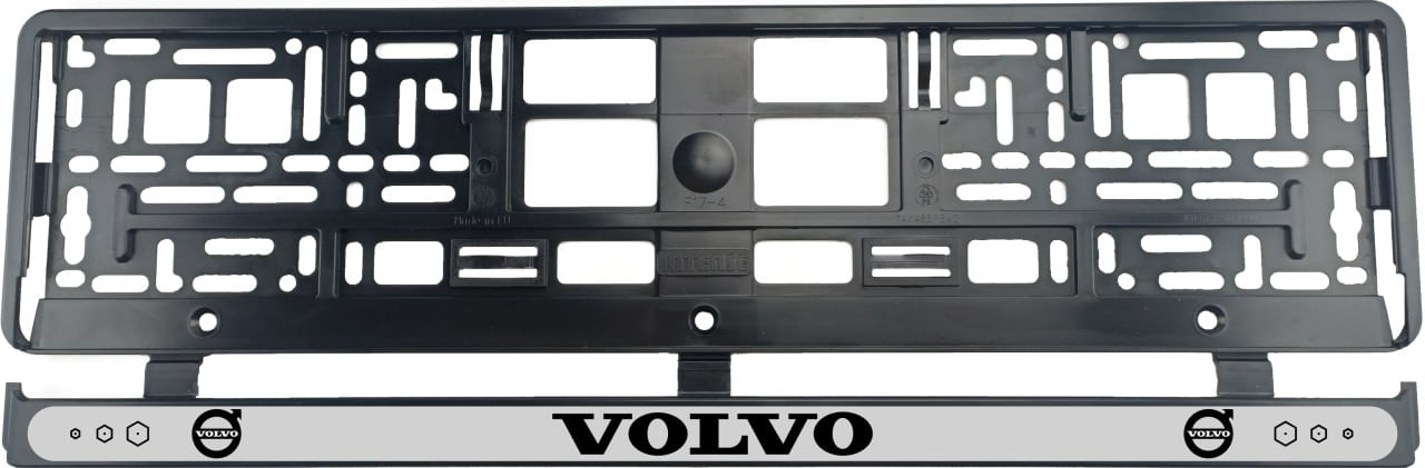 Set 2 bucati, suport numar inmatriculare VOLVO