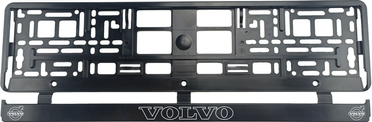 Set 2 bucati, suport numar inmatriculare, Volvo