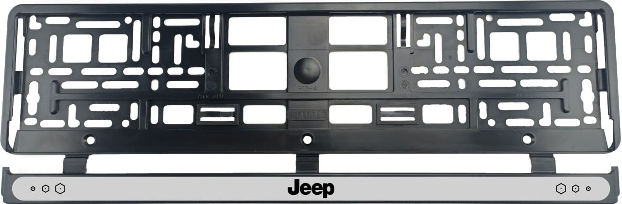 Set 2 bucati, suport numar inmatriculare Jeep