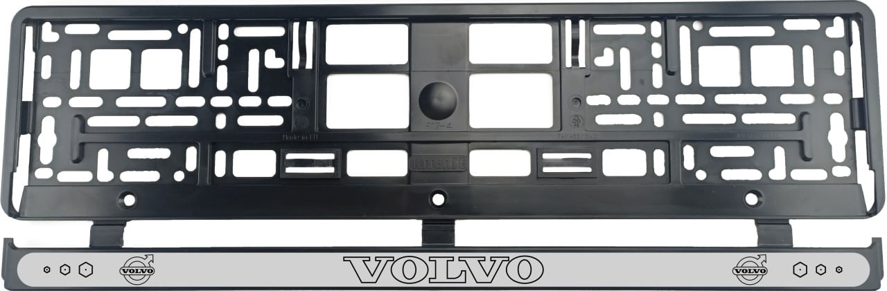 Set 2 bucati, suport numar inmatriculare VOLVO III