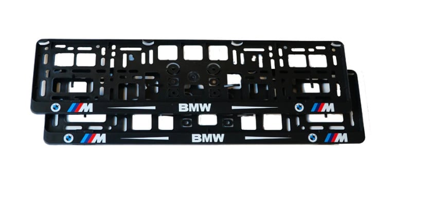 Set 2 bucati suport numar inmatriculare Bmw