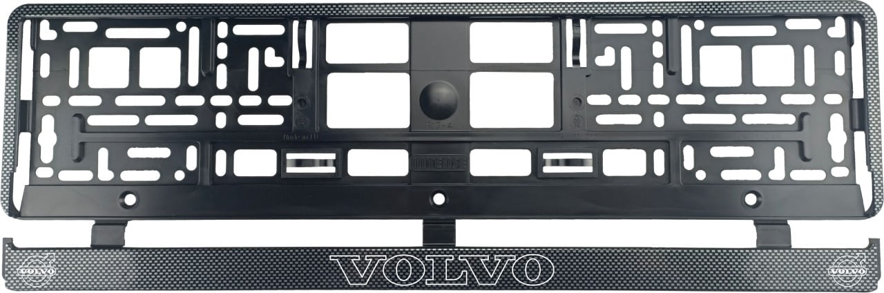 Set 2 bucati, suport numar inmatriculare carbon VOLVO IV