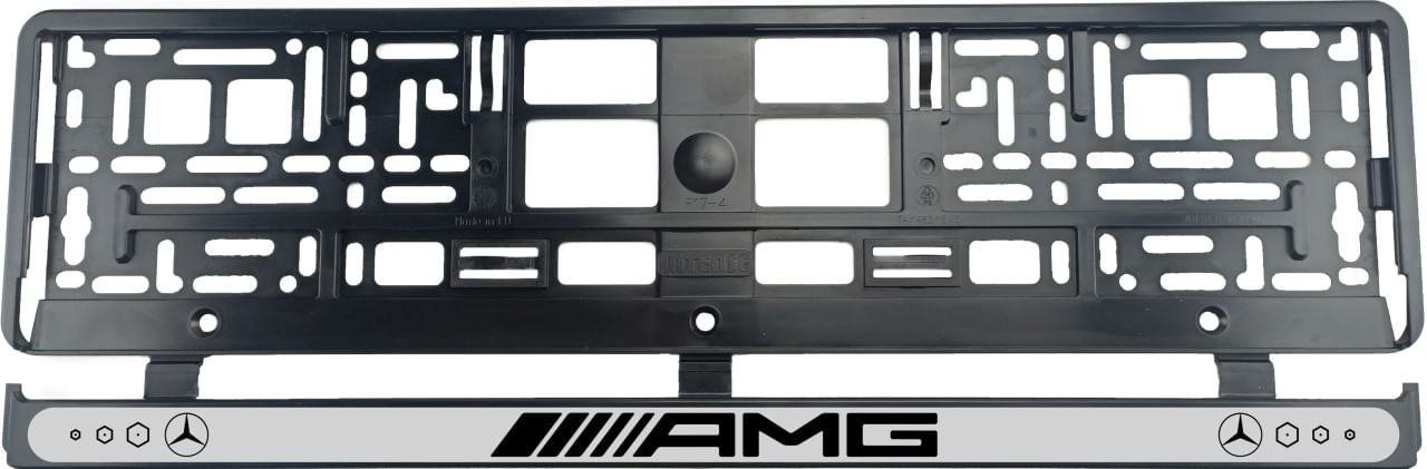 Set 2 bucati, suport numar inmatriculare Mercedes AMG