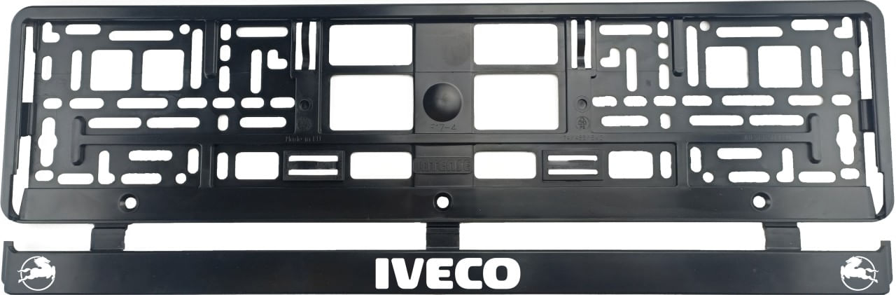 Set 2 bucati, suport numar inmatriculare IVECO