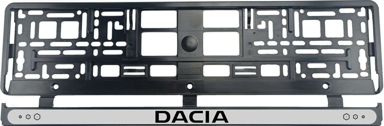 Set 2 bucati, suport numar inmatriculare Dacia Clasic