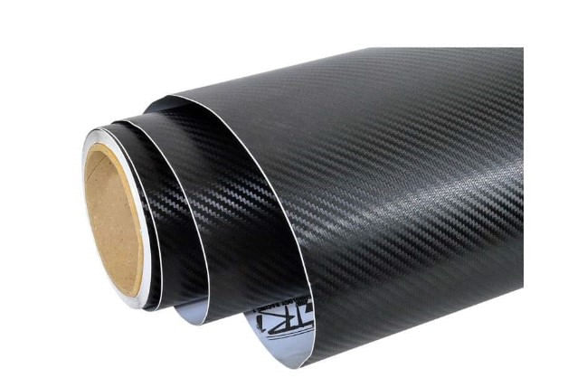 FOLIE CARBON 125X30 CM NEGRU