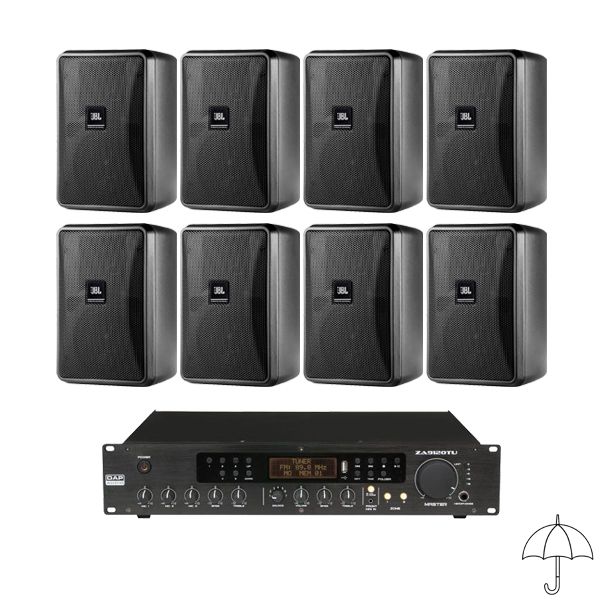 Sistem Audio terasa JBL Control 23-1, Sonorizare restaurant, hotel