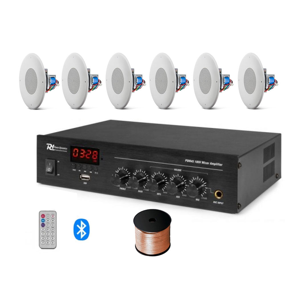 Sistem 6 boxe incastrabile JBL CSS8004, Bluetooth, USB, FM
