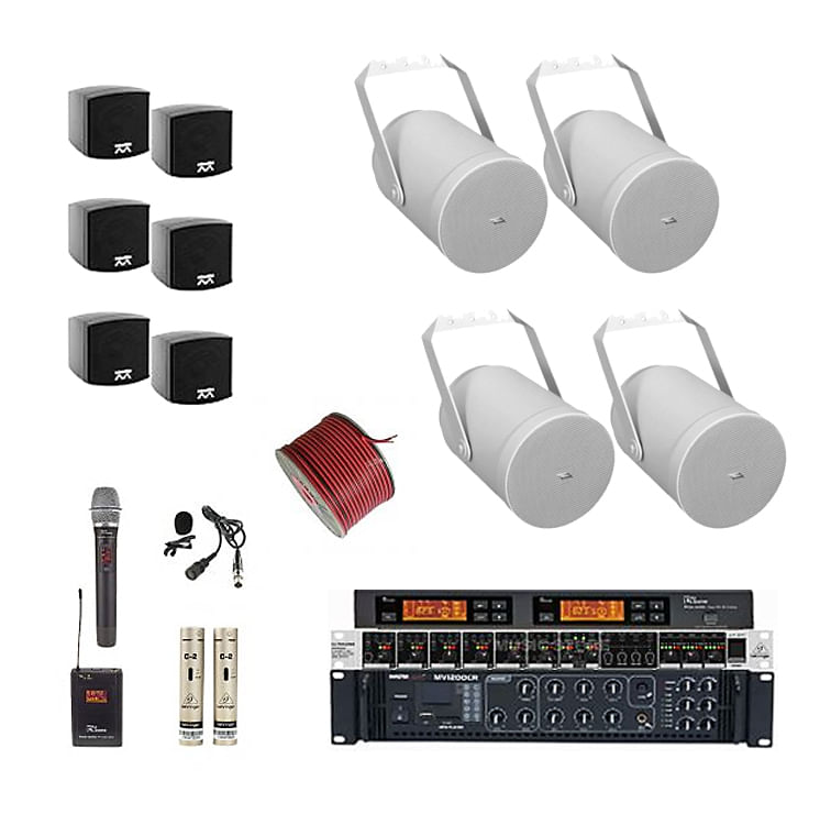Sistem Profesional Sonorizare Biserica Pro S5, bluetooth, USB