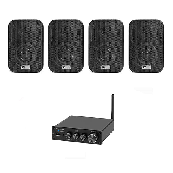 Kit Sonorizare Terasa cu Amplificator bluetooth
