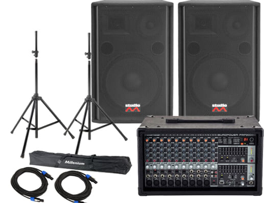 Sistem portabil sonorizare scoala, 800W