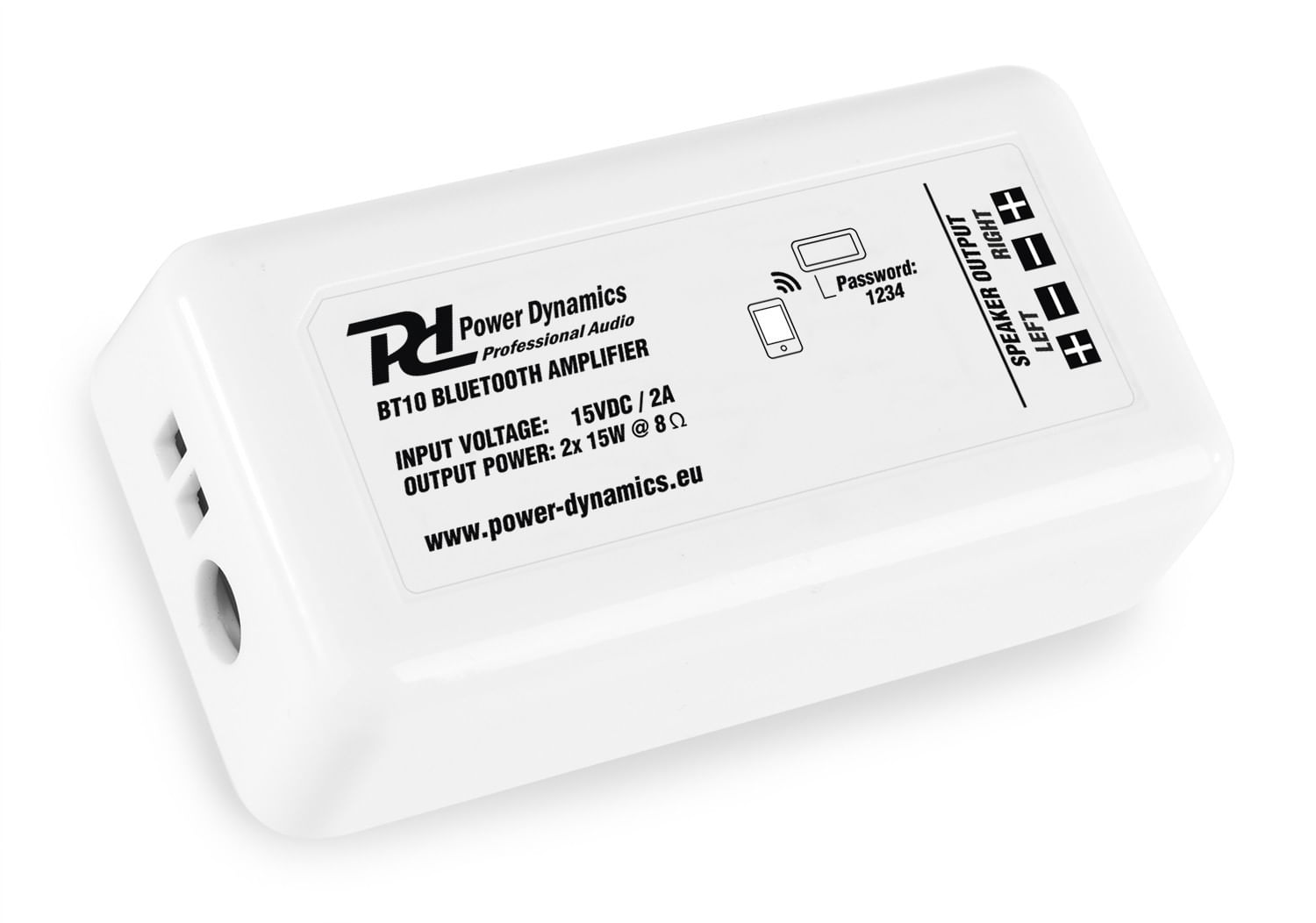 Amplificator Bluetooth Power Dynamics BT10, 60W, 8ohm