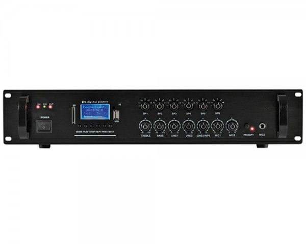 Amplificator 100V 6 zone SAL MPA 240BT, 240W, Bluetooth