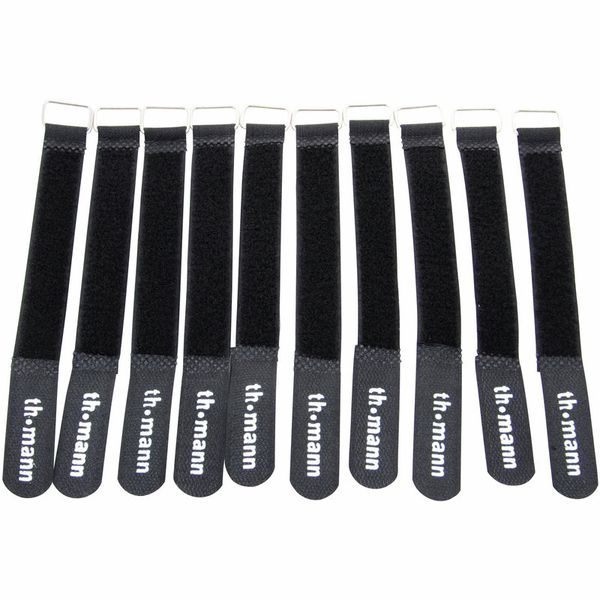 Legaturi Cablu Thomann V2020 Black 10 Pack