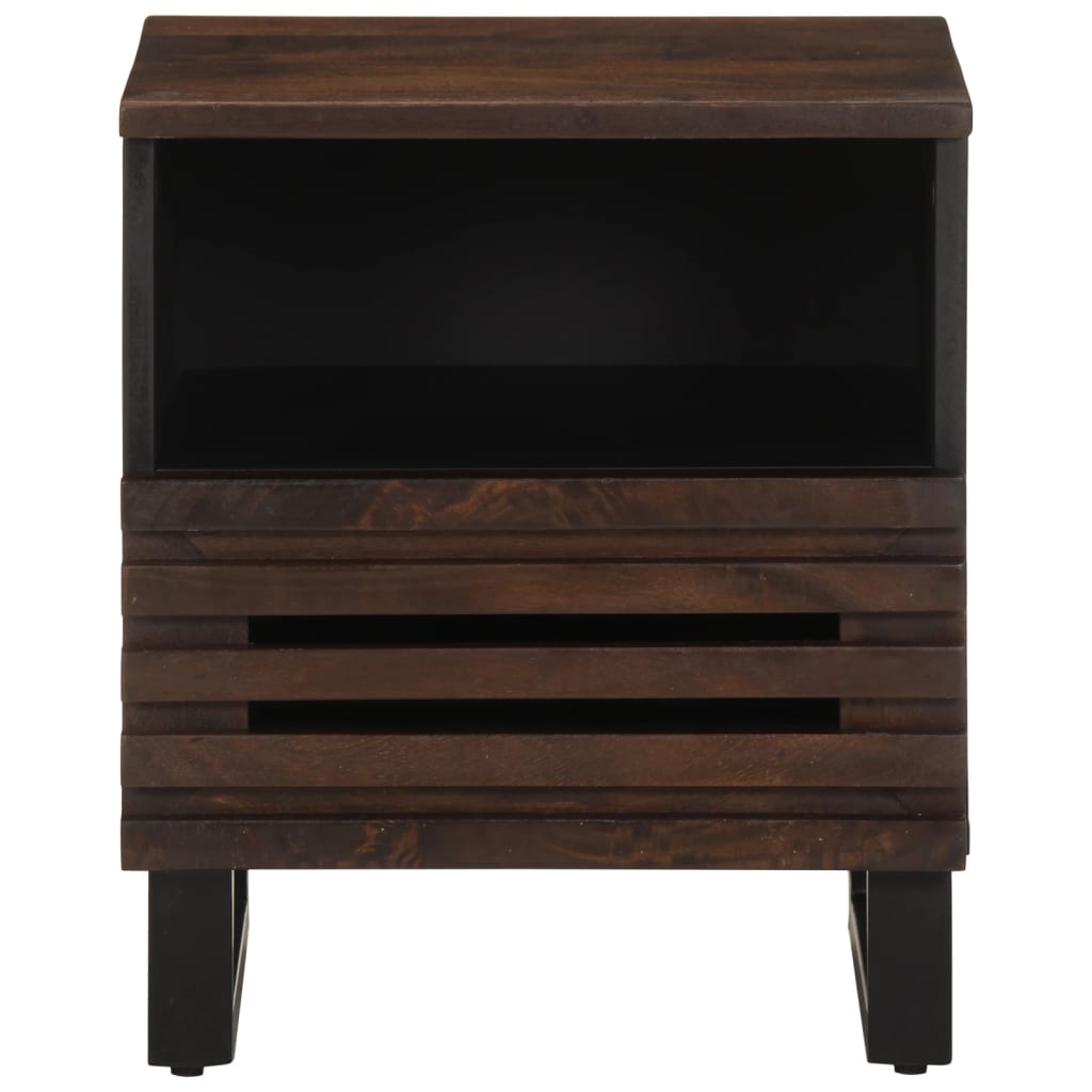 Noptiere, 2 buc., 40x33x46 cm, lemn masiv de acacia — imaginea 3