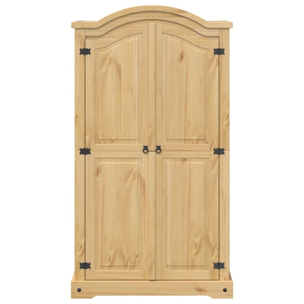Sifonier „Corona”, 102x52x186 cm, lemn masiv de pin - imagine 4