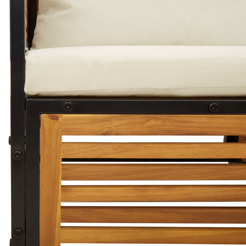 Set canapele gradina cu perne, 7 piese, lemn masiv acacia — imaginea 12