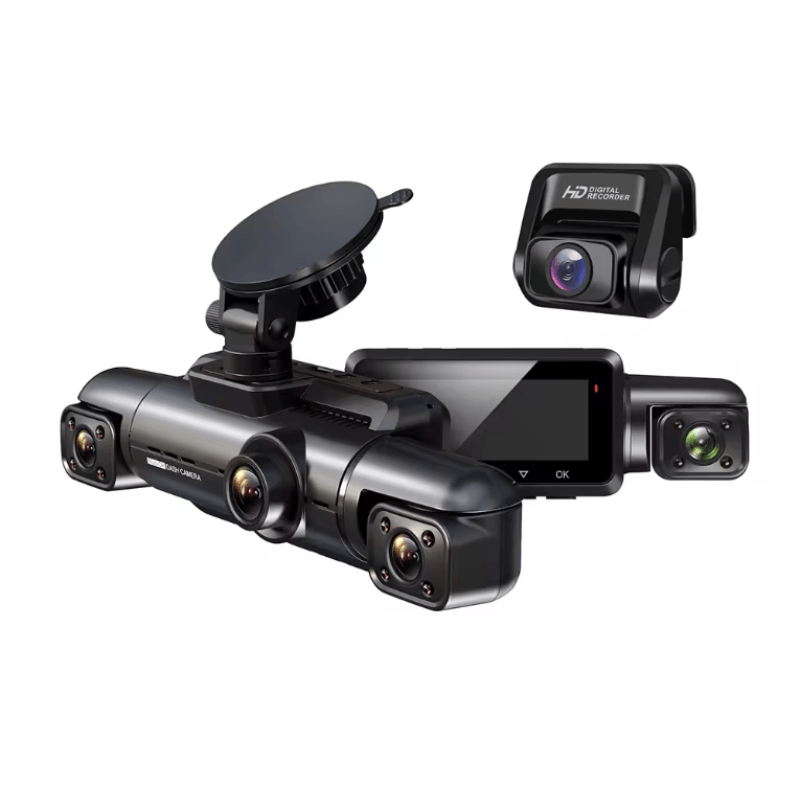 Camera auto de bord MaGeCa AD365, Full HD 1080P, WIFI, Inregistrare 4 camere simultan, Senzor de coliziune G-senzor