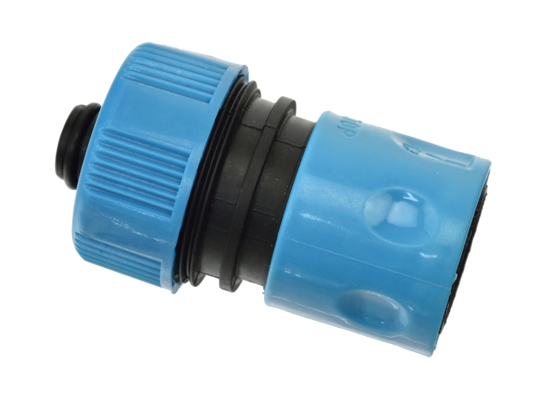 Conector rapid 3/4 cu opritor BLUE LINE, GEKO G73033B - 3 | YEO