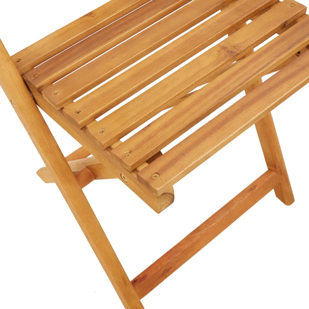 Set mobilier de gradina 5 piese textil albastru alb/lemn masiv — imaginea 9