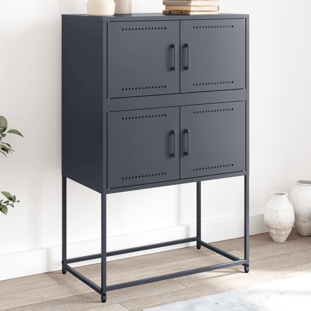 Dulap, antracit, 68,5x38,5x107 cm, otel — imaginea 2
