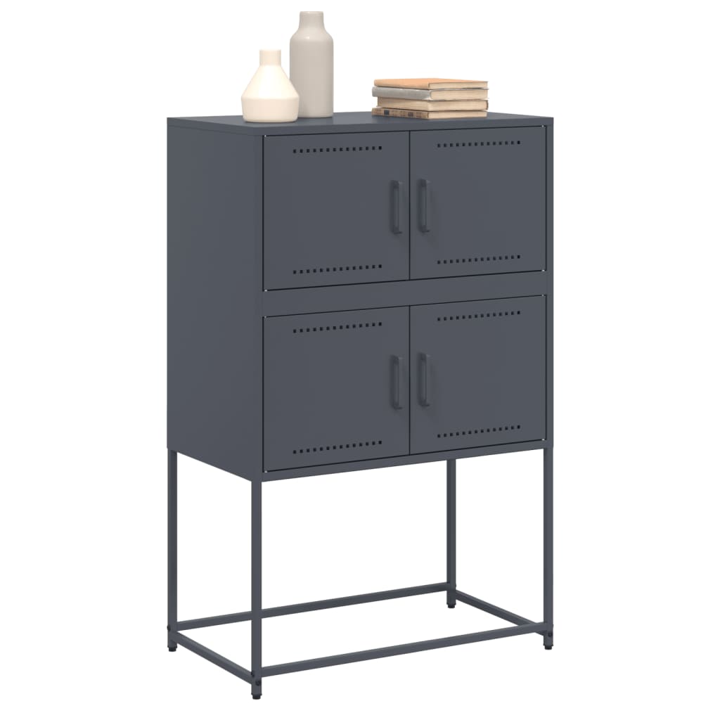 Dulap, antracit, 68,5x38,5x107 cm, otel — imaginea 4