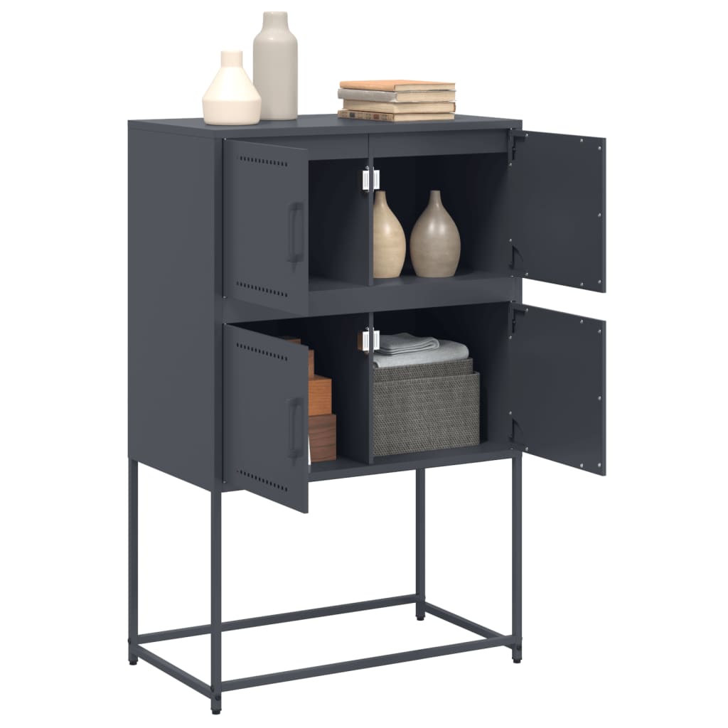 Dulap, antracit, 68,5x38,5x107 cm, otel — imaginea 5