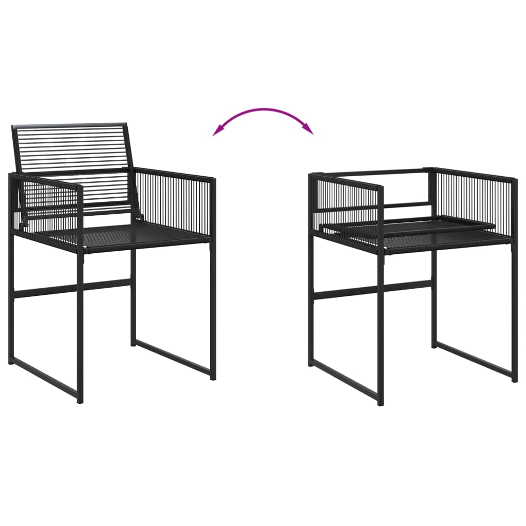 Set mobilier de gradina, 9 piese, poliratan — imaginea 7