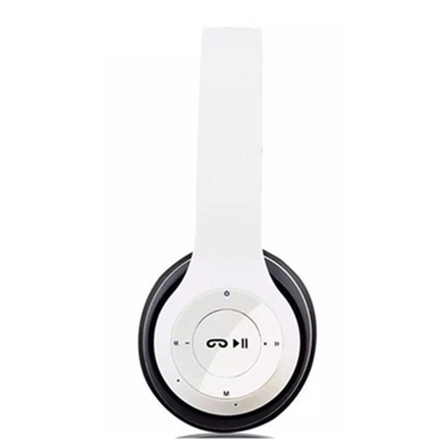Casti wireless MRG P47 Alb cu bluetooth microfon