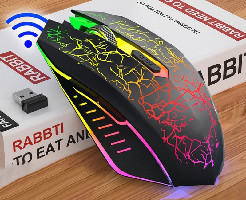 Mouse Gaming RGB MRG MX15, cu Fir, 6000 DPI, 7 culori, 7 Butoane, Negru - 2 | YEO
