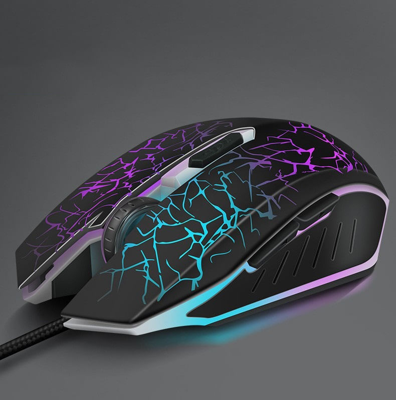 Mouse Gaming RGB MRG MX15, cu Fir, 6000 DPI, 7 culori, 7 Butoane, Negru - 3 | YEO