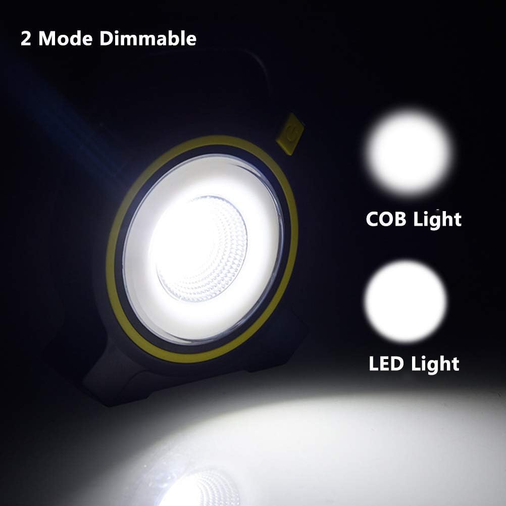 Proiector Solar Portabil LED MRG M819A, Lampa de Lucru Auto, Reincarcabil — imaginea 3