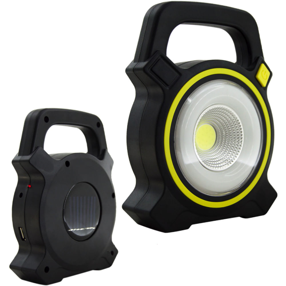 Proiector Solar Portabil LED MRG M819A, Lampa de Lucru Auto, Reincarcabil — imaginea 5