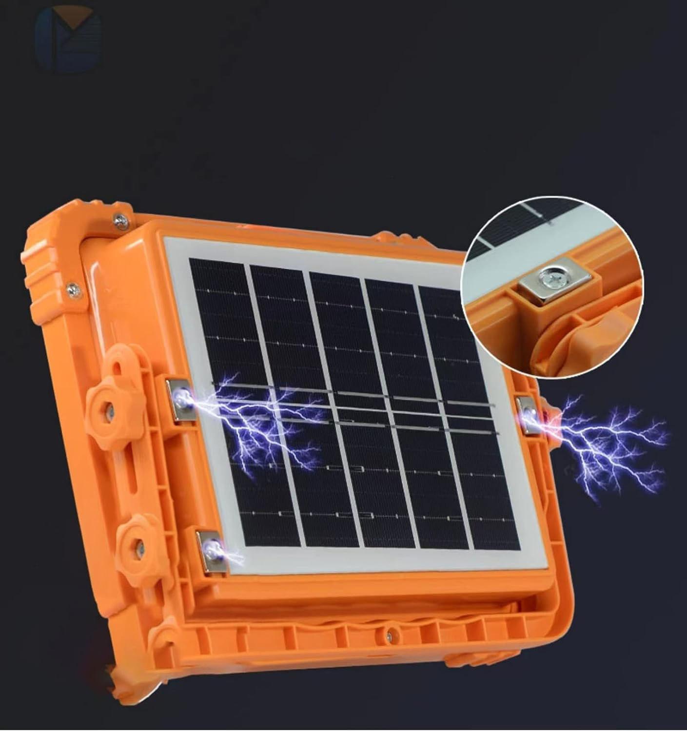 Proiector Led Solar 500W MRG M924, 336 LED, Portabil, cu acumulator, Powerbank — imaginea 7